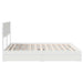 Pat cu storage cu headboard Alb 180 x 200 cm Lemn compozit - WALTI WALTI