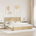 Pat cu storage Stejar Sonoma 180 x 200 cm Lemn compozit - WALTI WALTI