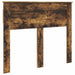 Cadru de pat Manual Stejar fumuriu 135 x 190 cm Lemn compozit - WALTI WALTI