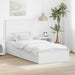 Cadru de pat cu sertar Manual Alb 75 x 190 cm Lemn compozit - WALTI WALTI