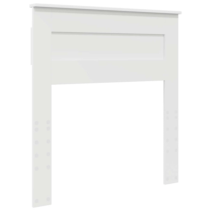 Cadru de pat cu sertar Manual Alb 75 x 190 cm Lemn compozit - WALTI WALTI