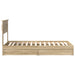 Cadru de pat cu sertar Stejar Sonoma 75 x 190 cm Lemn compozit - WALTI WALTI