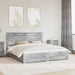 Cadru de pat cu sertar cu headboard cu depozitare Lemn compozit - WALTI WALTI