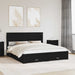 Cadru de pat cu sertar cu headboard cu depozitare Lemn compozit - WALTI WALTI