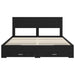 Cadru de pat cu sertar cu headboard cu depozitare Lemn compozit - WALTI WALTI