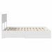 Cadru de pat cu sertar cu headboard cu depozitare Lemn compozit - WALTI WALTI