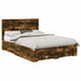 Cadru de pat cu sertar cu headboard cu depozitare Lemn compozit - WALTI WALTI