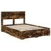 Cadru de pat cu sertar cu headboard cu depozitare Lemn compozit - WALTI WALTI