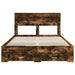 Cadru de pat cu sertar cu headboard cu depozitare Lemn compozit - WALTI WALTI