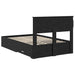 Cadru de pat cu sertar cu headboard cu depozitare Lemn compozit - WALTI WALTI