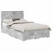 Cadru de pat cu sertar cu headboard cu depozitare Lemn compozit - WALTI WALTI