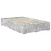 Cadru de pat cu sertar cu headboard cu depozitare Lemn compozit - WALTI WALTI