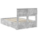 Cadru de pat cu sertar cu headboard cu depozitare Lemn compozit - WALTI WALTI