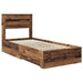Cadru de pat cu sertar cu headboard cu depozitare Lemn compozit - WALTI WALTI
