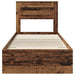 Cadru de pat cu sertar cu headboard cu depozitare Lemn compozit - WALTI WALTI