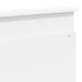 Cadru de pat cu headboard Alb 200 x 200 cm Lemn de pin masiv - WALTI WALTI