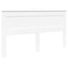 Cadru de pat cu headboard Alb 200 x 200 cm Lemn de pin masiv - WALTI WALTI