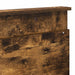 Cadru de pat Stejar fumuriu 200 x 200 cm Lemn de pin masiv - WALTI WALTI