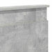 Cadru de pat cu headboard Beton 180 x 200 cm Lemn de pin masiv - WALTI WALTI