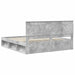 Cadru de pat cu headboard Beton 180 x 200 cm Lemn de pin masiv - WALTI WALTI