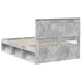 Cadru de pat cu headboard Beton 120 x 190 cm Lemn de pin masiv - WALTI WALTI