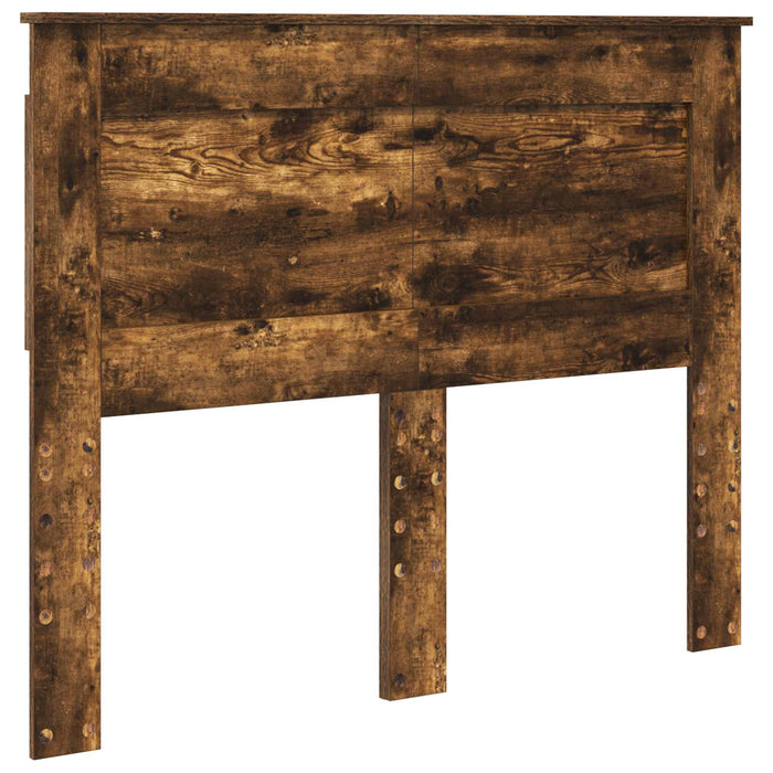 Cadru de pat Stejar fumuriu 120 x 190 cm Lemn de pin masiv - WALTI WALTI