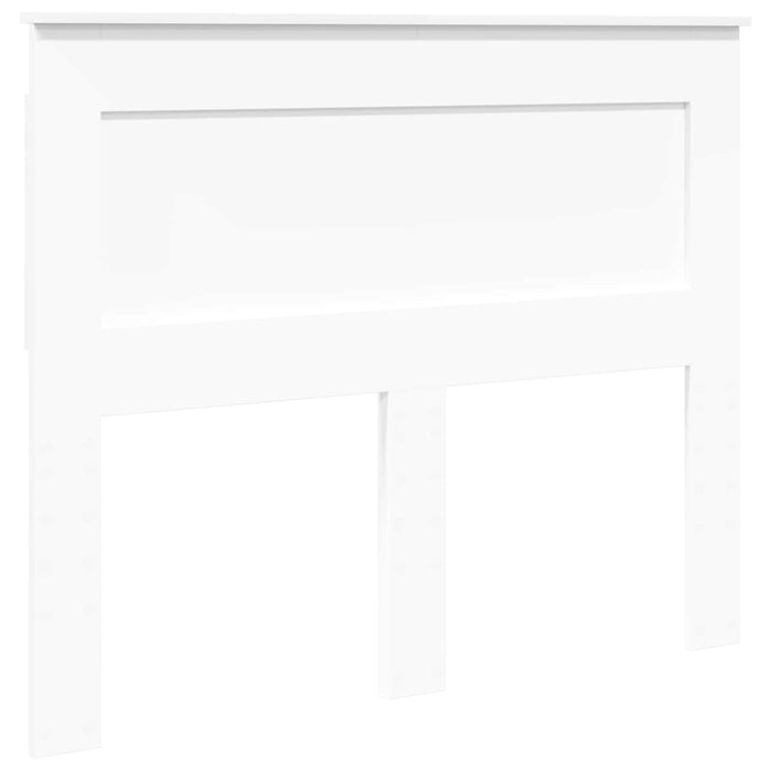 Cadru de pat cu headboard Alb 120 x 200 cm Lemn de pin masiv WALTI