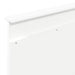 Cadru de pat cu headboard Alb 100 x 200 cm Lemn de pin masiv - WALTI WALTI