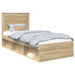 Cadru de pat cu headboard Sonoma 100 x 200 cm Lemn de pin masiv - WALTI WALTI