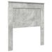 Cadru de pat Gri Concret 90 x 190 cm Lemn de pin masiv - WALTI WALTI