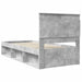 Cadru de pat Gri Concret 75 x 190 cm Lemn de pin masiv - WALTI WALTI