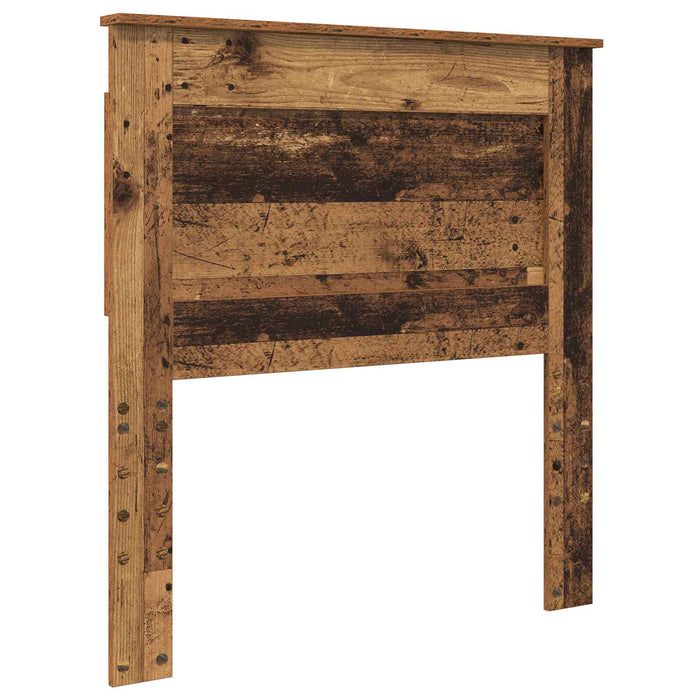 Cadru de pat cu sertar Lemn vechi 75 x 190 cm Lemn de pin masiv - WALTI WALTI