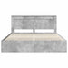 Cadru de pat Gri din beton 180 x 200 cm Lemn Ingineresc - WALTI WALTI