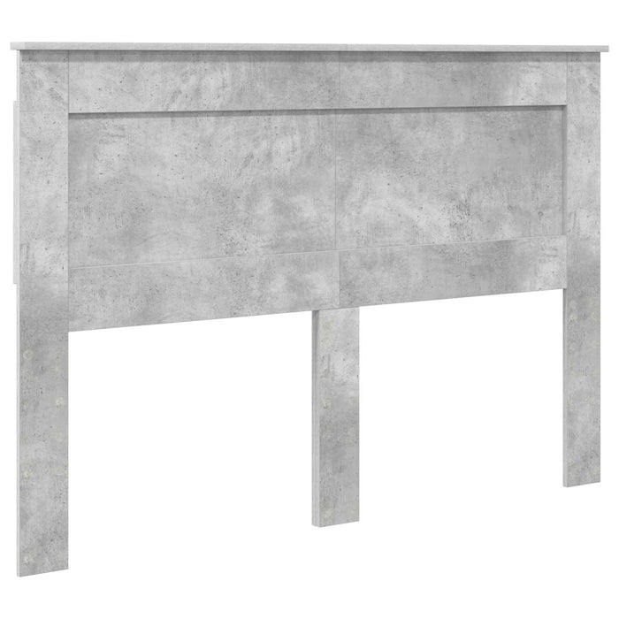 Cadru de pat Gri din beton 140 x 200 cm Lemn Ingineresc - WALTI WALTI