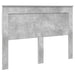Cadru de pat Gri din beton 140 x 200 cm Lemn Ingineresc - WALTI WALTI