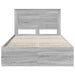 Cadru de pat cu sertar Gri Sonoma 120 x 190 cm Lemn Ingineresc - WALTI WALTI