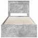 Cadru de pat Gri din beton 90 x 200 cm Lemn Ingineresc - WALTI WALTI