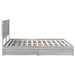 Cadru de pat cu sertar Gri Sonoma 200 x 200 cm Lemn compozit - WALTI WALTI