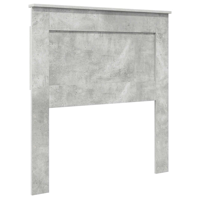 Cadru de pat cu sertar Gri din beton 90 x 190 cm Lemn compozit - WALTI WALTI