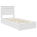 Cadru de pat cu sertar Manual Alb 75 x 190 cm Lemn compozit - WALTI WALTI