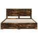 Cadru de pat cu sertar cu headboard cu depozitare Lemn compozit - WALTI WALTI