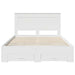 Cadru de pat cu sertar Alb 160 x 200 cm Lemn prelucrat - WALTI WALTI