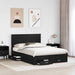 Cadru de pat cu sertar cu headboard cu depozitare Lemn compozit - WALTI WALTI