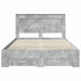 Cadru de pat cu sertar cu headboard cu depozitare Lemn compozit - WALTI WALTI