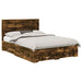 Cadru de pat cu sertar cu headboard cu depozitare Lemn compozit - WALTI WALTI