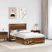 Cadru de pat cu sertar cu headboard cu depozitare Lemn compozit - WALTI WALTI