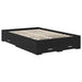 Cadru de pat cu sertar cu headboard cu depozitare Lemn compozit - WALTI WALTI