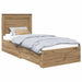Cadru de pat cu sertar cu headboard cu depozitare Lemn compozit - WALTI WALTI