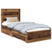 Cadru de pat cu sertar cu headboard cu depozitare Lemn compozit - WALTI WALTI