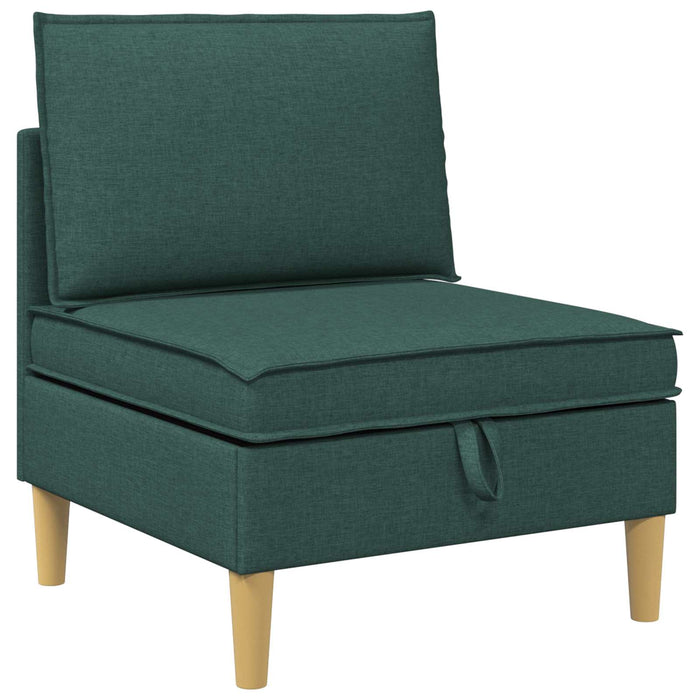 Set de canapea modulară cu spațiu de stocare 3 pcs Verde închis WALTI